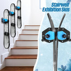 Soulchen 2 Pcs Ski & Snowboard Wall Rack for Garage, Ski Storage Rack, Snowboard Storage, Winter Gear Organizer for Garage, Winter Gear Organizer(Black Blue)