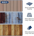 Aoxun 5x2.7 FT Shed Outdoor Storage Shed Metal Tool Shed with Door and Lock Outdoor Shed for Garden, Backyard, Poolside, Brown