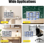 36 Compartments Literature Organizers, Office Mailbox with Adjustable Shelves+Gloves, Paper Storage Cabinet for Office, Home, Classroom