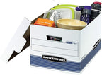 Bankers Box 30-Pack Medium Duty File Storage Boxes with Lids, FastFold Assembly, Letter/Legal, STOR, (0076316)