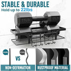 TAILI Shower Caddy Suction Cup 2 Pack, Heavy Duty Bathroom Basket, Bath Shelves for Inside, Stainless Steel Shower Holder for Bathroom Storage & Home Decor,Black