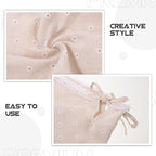 3PCS Removable Laundry Basket Liner Washable Cloth Insert Cover for Home Decor and Seasonal Parties Accessories - Brown