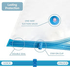 Cozy Essential Vacuum Storage Bags, Compression Space Saver Bags for Clothes, Comforters, Blankets, Pillow, Bedding, Sealer Clothing Storage,8 Combo