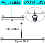 YYST Type-C Magnetic 16" to 38" Towel Bar Holder Rack Hanger for Refrigerator, Kitchen Sink,Oven-for Curtain,Towel,Flag,etc (1, White)