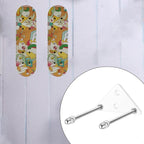 Multipurpose Home and Ski Boards Organizers Wall Mounted Display Storage Rack with Easy Use for Multiple Boards Wall Mounted Ski Holder