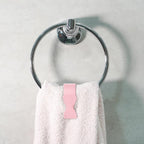 Towel Clips for Kitchen (4 Pack) - Keeps Towel from Falling - Suitable for Kitchen，Oven Handle, Bathroom Towel Rack, Dishwasher，Stove - No More Towels on The Floor - Pink