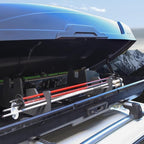 TRAPSKI Lowpro Series Ski and Snowboard Rack Inserts for Rooftop Cargo Box Marine Grade HDPE Plastic | Premium Strap Included | 3 Year Warranty | Made in the USA (LOWPRO2-S)