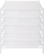 STO STO Sweater Drying Rack, 6-Pack Stackable Mesh Clothes Drying Rack, Laundry Drying Rack for Sweaters, Socks, Toys, White