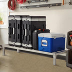 VEVOR Aluminum Dunnage Rack, 48” x 20” Commercial Food Floor Rack, 8” Off the Floor, 1800 lbs Capacity All-Welded Aluminum Storage Rack, for Storage in Restaurants, Kitchens, Garages and Vehicles