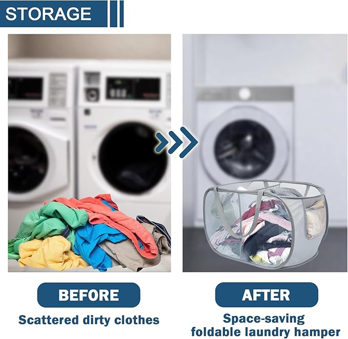 Laundry Basket (6 Pack-2 Grids)