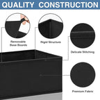 Criusia Drawer Organizer Clothes 12 Pack - Odorless Closet Organizers and Storage for Sock Underwear Bra - Dresser Organizador for Bedroom Organization -Nursery Drawer Divider Trays for Baby Clothes