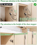 Over Cabinet Door Pot Lid Organizer, 2-Tier Stainless Steel Pan Cover Rack, Kitchen Storage Holder
