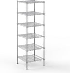 24" Deep x 24" Wide x 74" Height Wire Shelving Kit | 6-Tier | NSF Commercial Storage Rack Unit