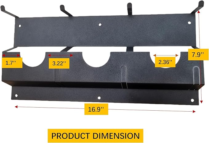Angle Grinder Holder, Angle Grinder Tool Stand, Tool Storage Rack, Wall mount Bracket for Tool Trailer, Garage and Workspace (1 Pack)