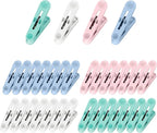 32Pcs Colored Clothes Pins Plastic Clothes Pins Laundry Clips,Package Clips
