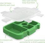 Bentgo Kids Tray with Transparent Cover (Green)