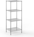 24" Deep x 30" Wide x 74" Height Wire Shelving Kit | 4-Tier | NSF Commercial Storage Rack Unit