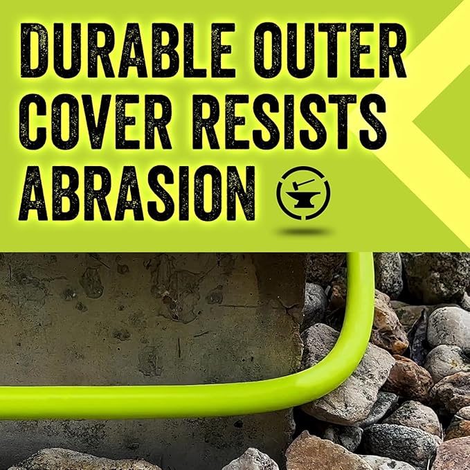 Flexzilla Garden Hose 5/8 in. x 100 ft., Lightweight All-Weather Water Hose, Durable and Flexible, Leak-Free Connections