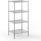 24" Deep x 30" Wide x 64" Height Wire Shelving Kit | 4-Tier | NSF Commercial Storage Rack Unit
