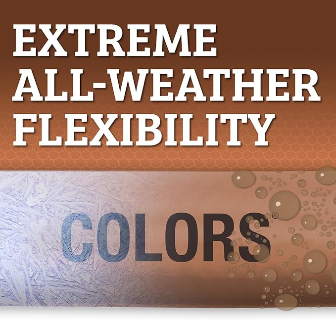 Flexzilla Colors Garden Hose 5/8 in. x 50 ft., Lightweight All-Weather Water Hose, Durable and Flexible, Leak-Free Connections, Red Clay