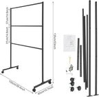 3 Tiers Rolling Display Tie & Scarf Rack Bras Underwear Shorts Socks Hats Gloves Belt Towel Accessories Organizer Holder for Home Commercial Clothing Retail Store, Floor Standing Hijab Stand