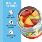 THERMOS FUNTAINER 10 Ounce Stainless Steel Vacuum Insulated Kids Food Jar with Spoon, PRESCHOOL MICKEY
