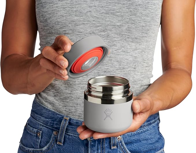 Hydro Flask Food Jar – Insulated Stainless Steel, Snack Travel Container for Hot Food, Lunch, & Soup 8 Oz Birch