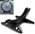 Bike Stand Floor Rack, Universal Adjustable Bicycle Parking Stand for Home/Garage/Garden, Mountain, Road, MTB, E-Bike, Scooter, 30-80mm Wide Bicycle Tires (Black)