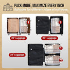 TAILI 6 Pack Cube Vacuum Storage Bags, Medium Size (25x19x11 inch), Vacuum Seal Bags for Clothing, Travel Compression Packing for Clothes, Blankets, Baby Clothes, Travel Essential