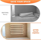 Ultrawall Lumber Storage Rack Wall Mount Wood Storage Racks, Metal Wood Organizer Racks for Shed, Workshop, Garage, Holds Up 220 LBS Per Level (Pack of 4, Orange)