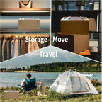 7 Pack Medium Space Saver Vacuum Storage Bags for Clothing Travel, Vacuum Seal Compression Bags for Clothes, Packing, Luggage, Blankets, Comforters and Pillows, Hand Pump Included