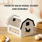 Egg Basket for Gathering Fresh Eggs, Farmhouse Wood Egg Collecting Basket, Egg Basket Countertop. ZSHLXM