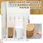 Weysat Wicker Toilet Paper Basket with Lid and Detachable Wheels Boho Slim Woven Toilet Paper Holder Holds up to 9 Mega Rolls for Home Bathroom Decor Organizer