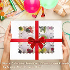 15-Set Cupcake Boxes Hold 12 Standard Cupcakes, Food Grade Cupcake Holders Bakery Carrier Boxes with Windows and Inserts for Cupcakes, Muffins and Pastries (White-15 Pack)
