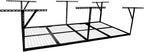 4 X 8 FT Garage Ceiling Storage Racks, Heavy Duty Overhead Garage Storages Rack with Adjustable Hight, Metal Hanging Garages Storage Rack with Support Rod, 22''- 40" Adjustable, 600 LBS (Black, 4x8FT)
