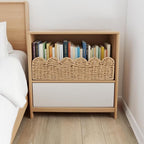 Toilet Paper Storage Baskets, Basket for Bathroom Organizers and Accessories, Decor for Toilet Tanking and Shelves