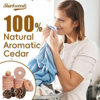 Cedar Blocks for Clothes Storage 50 Pack - 100% Natural Aromatic Cedar Rings and Balls for Closets & Drawers Freshener (30 Rings & 20 Balls)