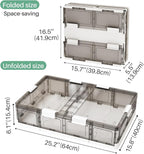 Kitstorack 2 Pack Plastic Under Bed Storage Bins with Lids and 8 Pre-installed Wheels,Rolling Low Rrofile Under bed Containers Box for Clothes Shoes, 37.8 Qt, Long, Clear, Flat, Large
