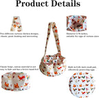 UKJENT Egg Collecting Basket 2 Pack, 7 Pouches Chicken Egg Gathering Basket, Machine Washable, Hold Different Size Eggs Collection Carrier Bag, Duck Goose Quail Fresh Eggs Collector, Farm & Home Use