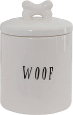 Creative Co-Op Woof Jar with Bone Handle on Lid