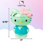 Silver Buffalo Sanrio Hello Kitty Frankenstein Sculpted Ceramic Cookie Jar, 7” x 5.75” x 9.75”