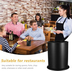 Lurrose 1pc Kitchen Utensil Holder Countertop Chopsticks Storage Rack Hollow Drainage Design for Forks Spoons and More