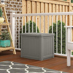 Suncast SS500ST 22 Gallon Small Resin Outdoor Patio Storage Deck Box (4 Pack)