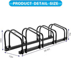 Bike Stand, 4 Bikes Rack Garage, 2.4" Width for most of Bikes