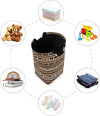 Ethnic African Elephant Laundry Basket for College Dorm,50L Collapsible Portable Laundry Hamper Storage Basket for Toys Clothes Organizer