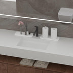 Premium Ceramic Bathroom Tray – Sleek Non-Slip Organizer for Shower, Countertop, Vanity | 10x4inch | Easy-Clean, Corrosion-Resistant