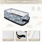 Small Storage Baskets for Organizing Collapsible Storage Bins Toilet Paper Organizer Fabric Basket for Household Items Bathroom Essentials, Rabbit Bunny Bird Easter Egg Blue