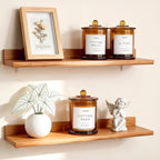 3 Pack Qtip Holder Dispenser, 16oz Bathroom Organizer and Storage Canisters, Glass Apothecary Jars with Lid - Home Decor, Room Decor Aesthetic (Amber)