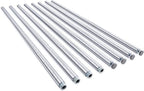 82" Long Wire Shelving Pole, 1" Pole Diameter 1.2 mm Pole Thickness, Chrome, 4-Pack