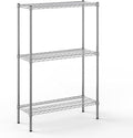 14" Deep x 36" Wide x 54" Height Wire Shelving Kit | 3-Tier | NSF Commercial Storage Rack Unit